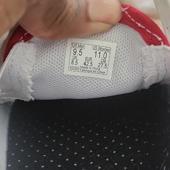 Stylish White and Gray Sneakers - Picture 3 of 7